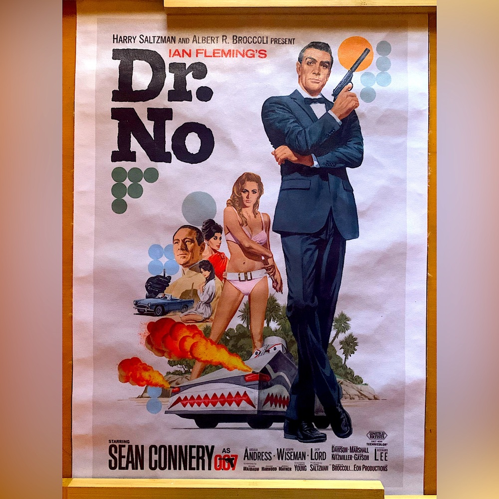 • Dr. No - Movie poster print on canvas